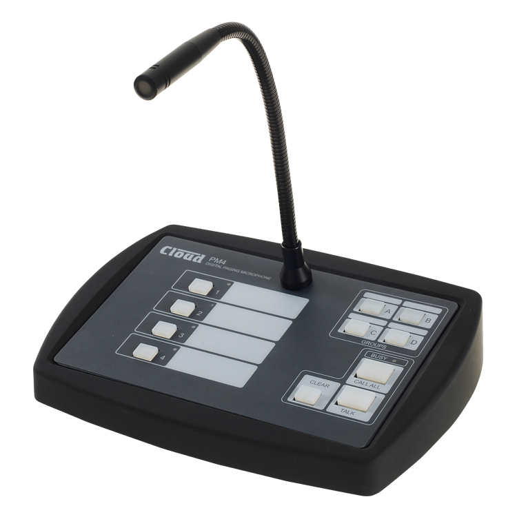 4 Zone Paging Microphone
